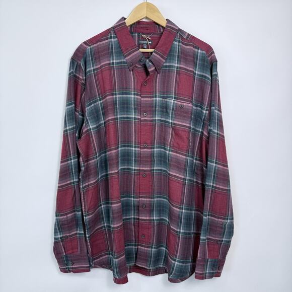Toad&Co Other - Toad&Co Airsmyth‎ Plaid Flannel Button Down Shirt Mens Size XXL Soft Lightweight